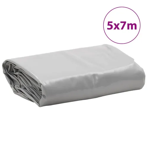 Cerada siva 5 x 7 m 650 g/m² - Siva 5 x 7 m 1 s ušicama Cijena
