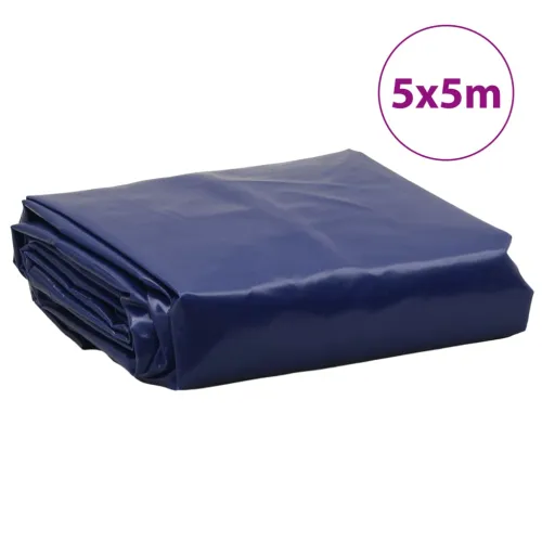 Cerada plava 5x5 m 650 g/m² - Plava 5 x 5 m 1 s ušicama Cijena