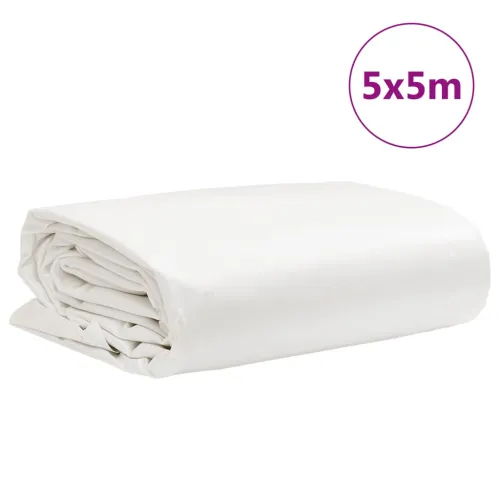 Cerada bijela 5 x 5 m 650 g/m² - Bijela 5 x 5 m 1 bez ušica Cijena