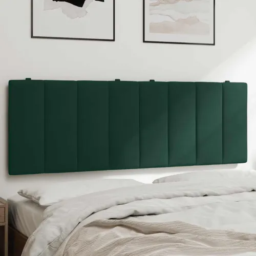 Jastuk za uzglavlje Hanko tamnozeleni 140 cm baršunasti - Tamnozelena 140 cm Cijena