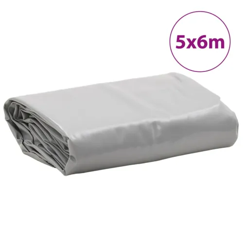 Cerada siva 5 x 6 m 650 g/m² - Siva 6 x 5 m 1 s ušicama Cijena