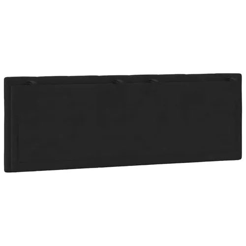 Jastuk za uzglavlje Hanko crni 140 cm baršunasti - Crna 140 cm Cijena