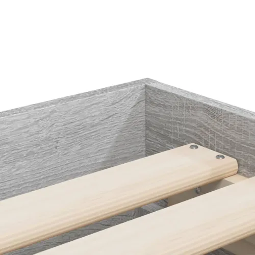 Okvir za krevet s ladicama boja hrasta 90x200 cm - Sivi hrast sonoma 90 x 200 cm Cijena