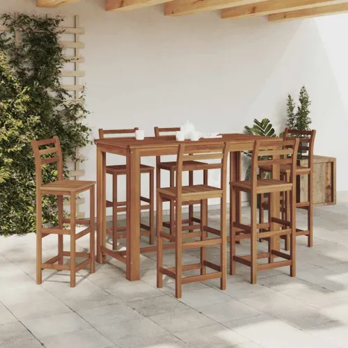 Barski stol od masivnog drva akacije 150 x 70 x 105 cm - 150 x 70 x 105 cm Cijena