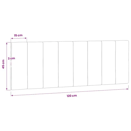 Jastuk za uzglavlje Hanko crni 120 cm baršunasti - Crna 120 cm Cijena