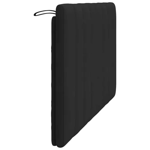 Jastuk za uzglavlje Hanko crni 120 cm baršunasti - Crna 120 cm Cijena