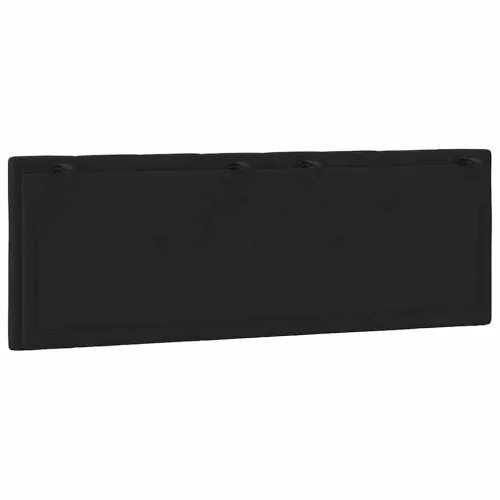 Jastuk za uzglavlje Hanko crni 120 cm baršunasti - Crna 120 cm Cijena