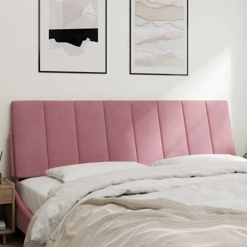 Jastuk za uzglavlje Hanko ružičasti 160 cm baršunasti - Ružičasta 160 cm Cijena