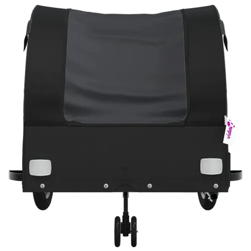 Prikolica za bicikl crna 45 kg željezna - Crna 63 x 126 x 63 cm Cijena