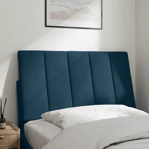Jastuk za uzglavlje Hanko plavi 80 cm baršunasti - Plava 80 cm Cijena