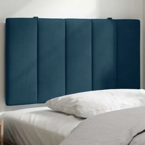 Jastuk za uzglavlje Hanko plavi 80 cm baršunasti - Plava 80 cm Cijena