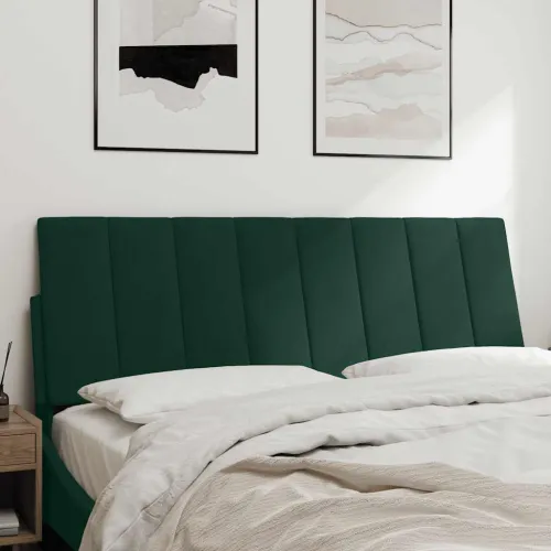 Jastuk za uzglavlje Hanko tamnozeleni 120 cm baršunasti - Tamnozelena 120 cm Cijena