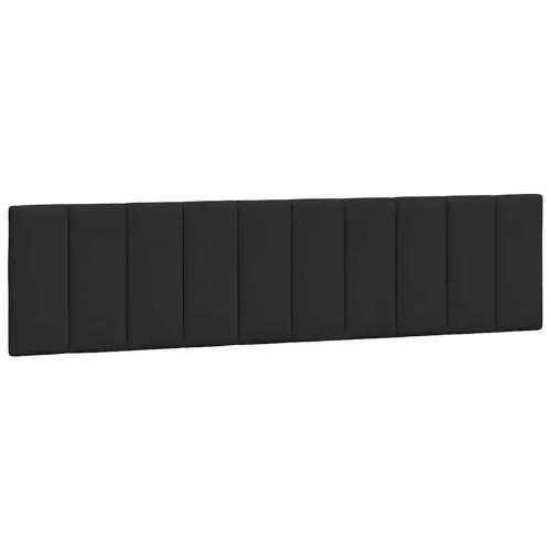 Jastuk za uzglavlje Hanko crni 200 cm baršunasti - Crna 200 cm Cijena