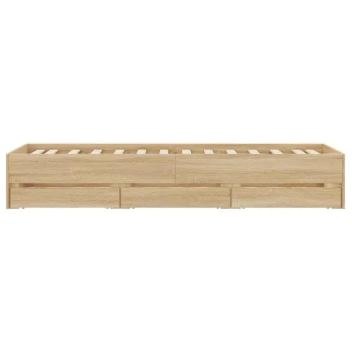 Okvir za krevet s ladicama boja hrasta 90x200 cm - Sonoma hrast 90 x 200 cm Cijena