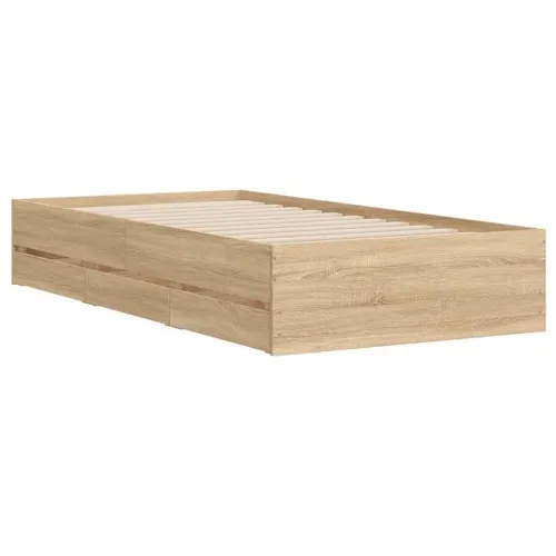 Okvir za krevet s ladicama boja hrasta 90x200 cm - Sonoma hrast 90 x 200 cm Cijena