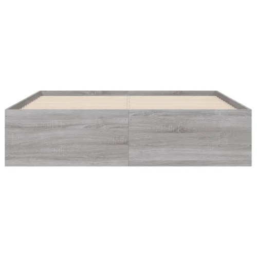 Okvir za krevet s ladicama boja sivog hrasta 135x190 cm - Sivi hrast sonoma 135 x 190 cm Cijena