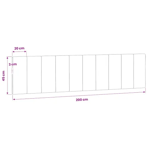 Jastuk za uzglavlje Hanko tamnosivi 200 cm baršunasti - Tamno siva 200 cm Cijena