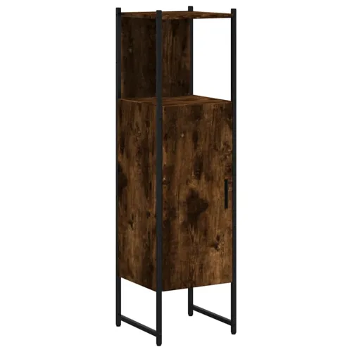 Kupaonski ormarić boja hrasta 33x33x120,5 cm konstruirano drvo - Dimljeni hrast 1 Dimljeni hrast Cijena