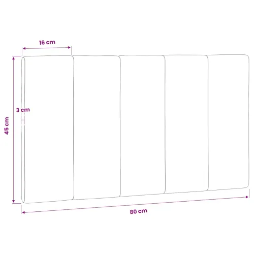 Jastuk za uzglavlje Hanko svjetlosivi 80 cm baršunasti - Svjetlosiva 80 cm Cijena