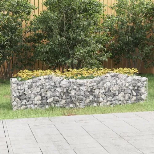 Lučna gabionska povišena gredica 200x50x50 cm pocinčano željezo - 200 x 50 x 50 cm Cijena