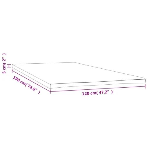 Nadmadrac 120x190x5 cm - 120 x 190 cm Cijena