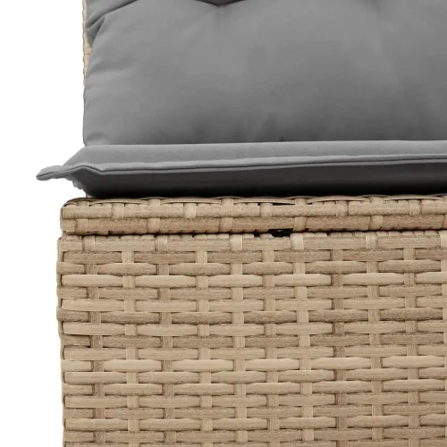 Vrtna garnitura - 7-dijelni set vrtnih sofa od poliratana s jastucima bež - bež i siva 1 Cijena