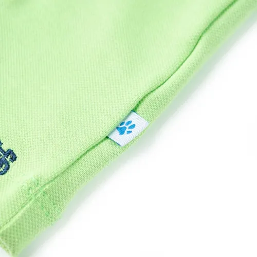 Dječja polo majica neonskozelena 116 - Zelena 116 (5 – 6 godina) Cijena