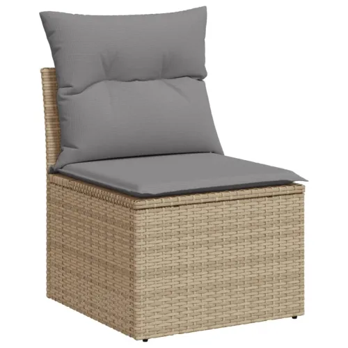 Vrtna garnitura - 12-dijelni set vrtnih sofa od poliratana s jastucima bež - bež i siva Bez stola 1 Cijena