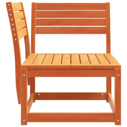 Kutna vrtna sofa voštano smeđa 73x73x78 cm od masivne borovine - Voštano smeđa bez jastuka 1 Cijena