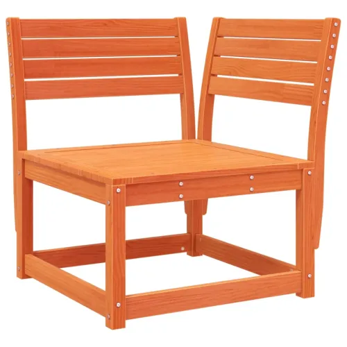 Kutna vrtna sofa voštano smeđa 73x73x78 cm od masivne borovine - Voštano smeđa bez jastuka 1 Cijena