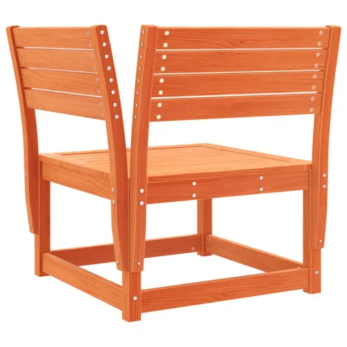 Kutna vrtna sofa voštano smeđa 73x73x78 cm od masivne borovine - Voštano smeđa bez jastuka 1 Cijena