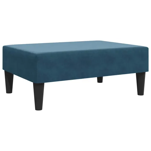 Tabure plavi 77x55x31 cm baršunasti - Plava 1 Cijena