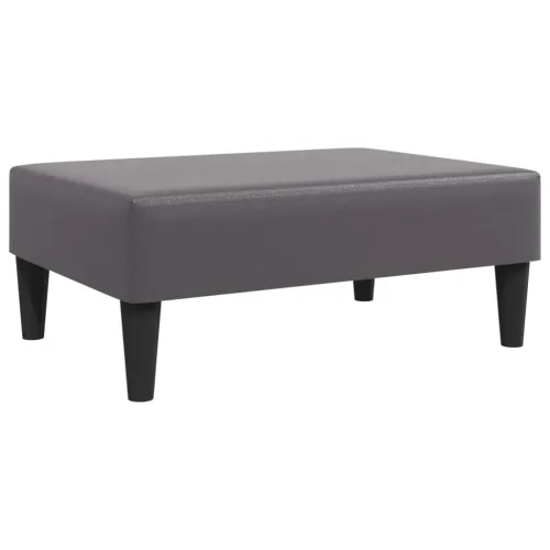 Tabure sivi 77x55x31 cm od umjetne kože - Siva 1 Cijena