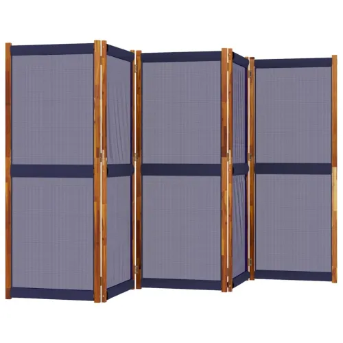 Paravan - Sobna pregrada s 5 panela tamnoplava 350 x 180 cm - Tamno plava 350 x 180 cm 1 Cijena