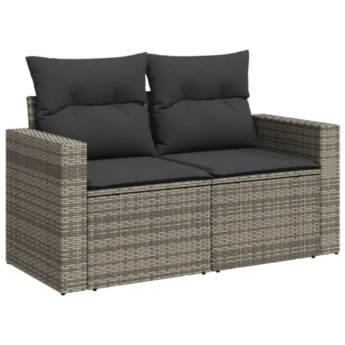 Vrtna garnitura - 7-dijelni set vrtnih sofa sivi od poliratana - siva i tamnosiva 1 Cijena