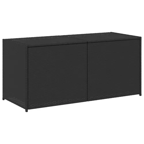 Vrtna kutija za pohranu crna 283 L od poliratana - Crna 120 x 50 x 56 cm Crna 120 x 50 x 56 cm Cijena