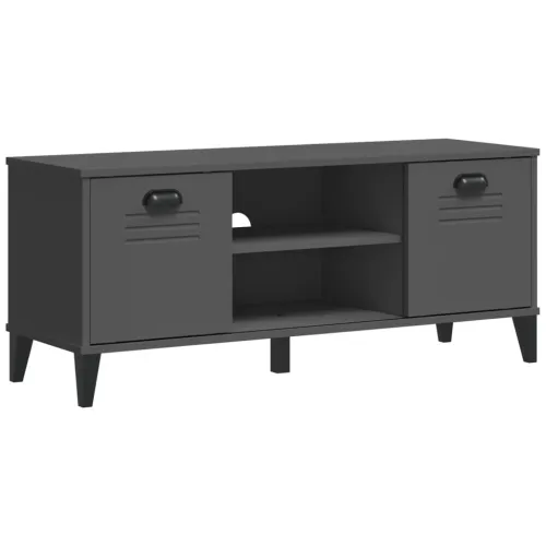Klupa za cipele VIKEN antracit siva 106 x 35 x 45 cm drvena - antracit siva 1 1 1 Cijena
