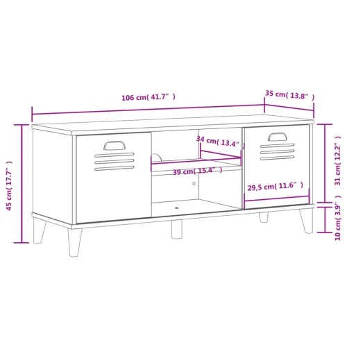 Klupa za cipele VIKEN antracit siva 106 x 35 x 45 cm drvena - Antracit siva Cijena