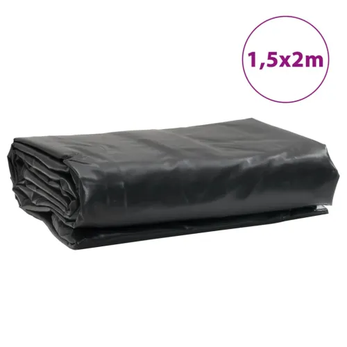 Cerada crna 1,5x2 m 650 g/m² - Crna 1.5 x 2 m 1 s ušicama Cijena