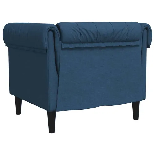 Fotelja Chesterfield plava od tkanine - Plava Sofa Cijena