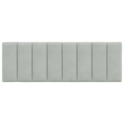 Jastuk za uzglavlje Hanko svjetlosivi 120 cm baršunasti - Svjetlosiva 120 cm Cijena