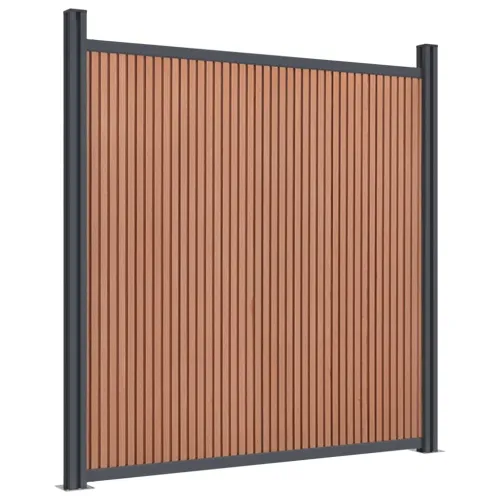 Panel za ogradu WPC smeđi 180 x 186 cm - Smeđa 180 x 186 cm 1 Smeđa Cijena