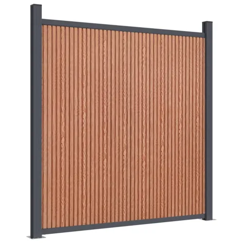 Panel za ogradu WPC smeđi 180 x 186 cm - Smeđa 180 x 186 cm 1 Smeđa Cijena