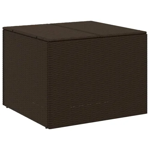 Vrtna kutija za pohranu smeđa 291 L od poliratana - Smeđa 80 x 75 x 59 cm Smeđa 80 x 75 x 59 cm Cijena