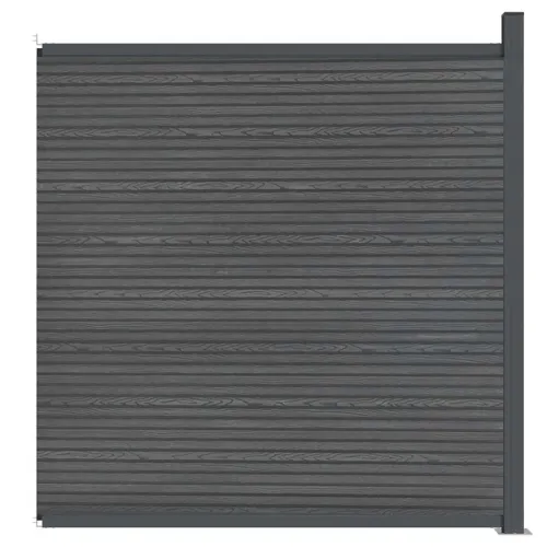 Panel za ogradu WPC sivi 173 x 186 cm - Siva 173 x 186 cm 1 Siva Cijena