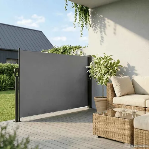 Uvlačna bočna tenda antracit boje 180x300 cm - Antracit 180 x 300 cm Cijena