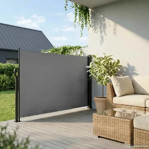 Bočna tenda na uvlačenje antracit 160 x 500 cm - Antracit 160 x 500 cm Cijena