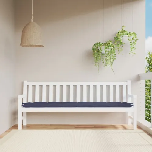 Jastuk za vrtnu klupu modri 200x50x7 cm tkanine Oxford - Modra 200 x 50 x 7 cm 1 Cijena