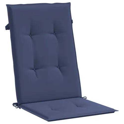 Jastuci za stolice s visokim naslonom 6 kom modir od tkanine - Modra 120 x 50 x 3 cm 6 Cijena