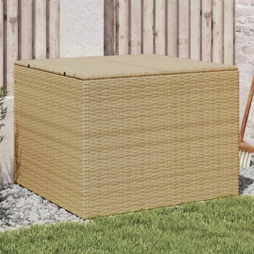 Vrtna kutija za pohranu prošarana bež 291 L od poliratana - Miješana bež 80 x 75 x 59 cm Miješana bež 80 x 75 x 59 cm Cijena